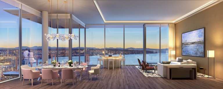 Landmark On Robson Living Room