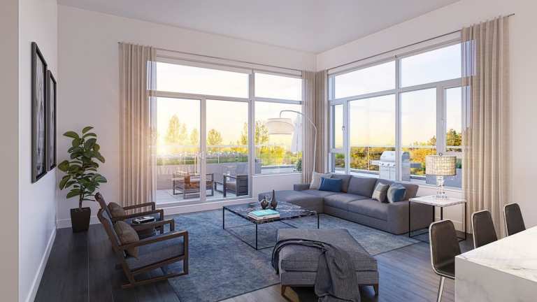 Rendering of Park House living area