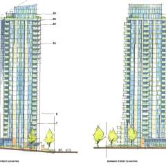 The Thurlow High rise towers by Intracorp in Downtown Vancouver
