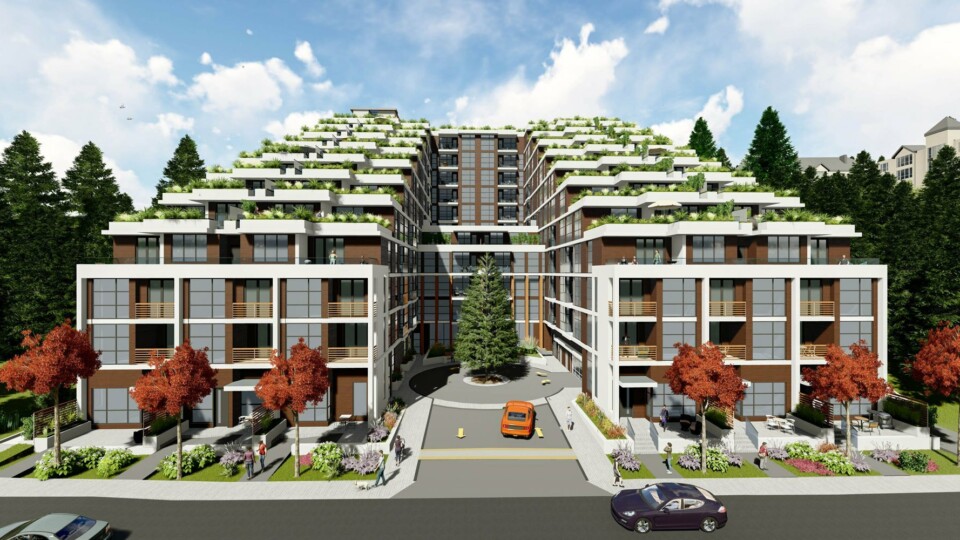Rendering of 3000 Henry development in Port Moody