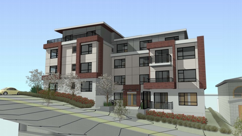 4715 Nanaimo Street 4 Storey Condo Building Render
