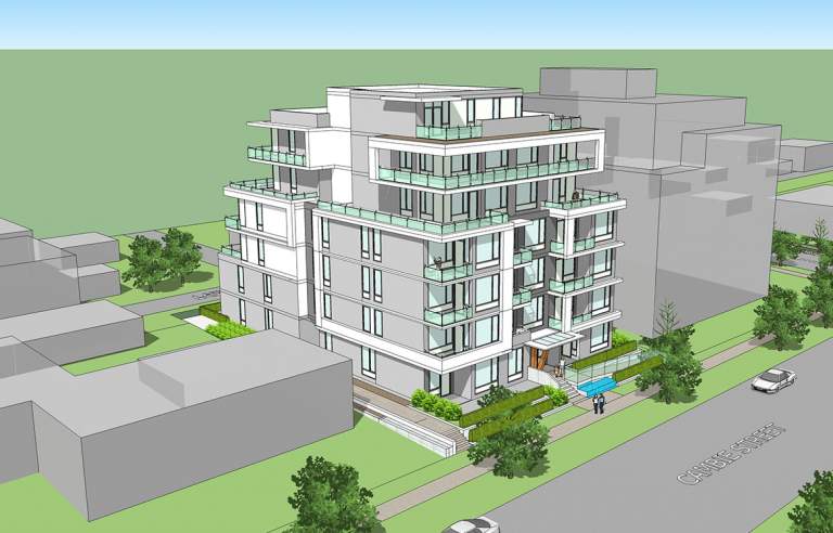 South Vancouver 7843 Cambie Street design pre-construction