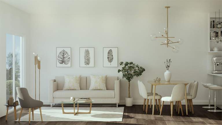 Burnaby New Townhouses Living Room Photo