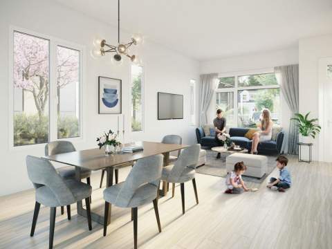 New Westminster New Condos Vancouver Presale Living Room Photo