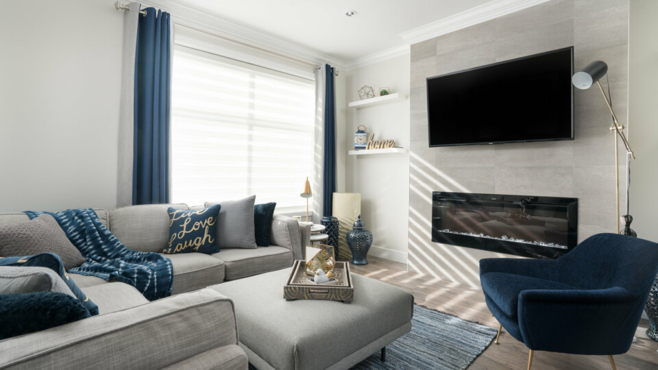 Imperial townhouses rendering of living room