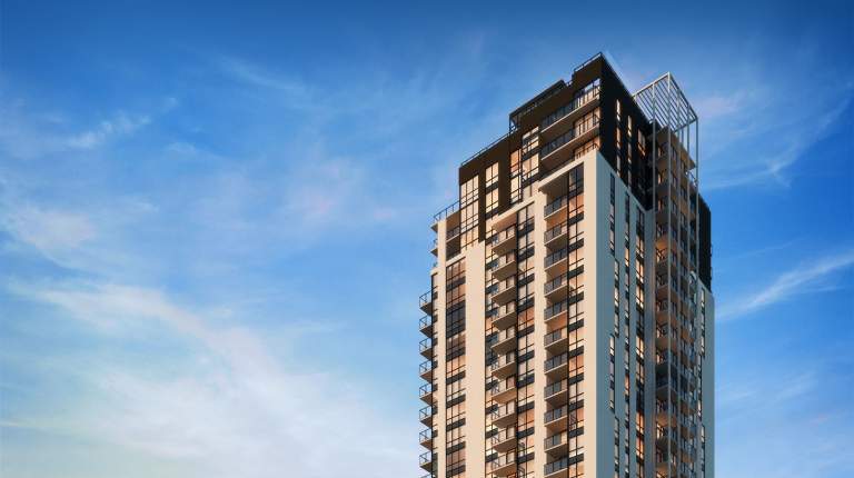 Betram in Kelowna New Condos - photo of top of tower