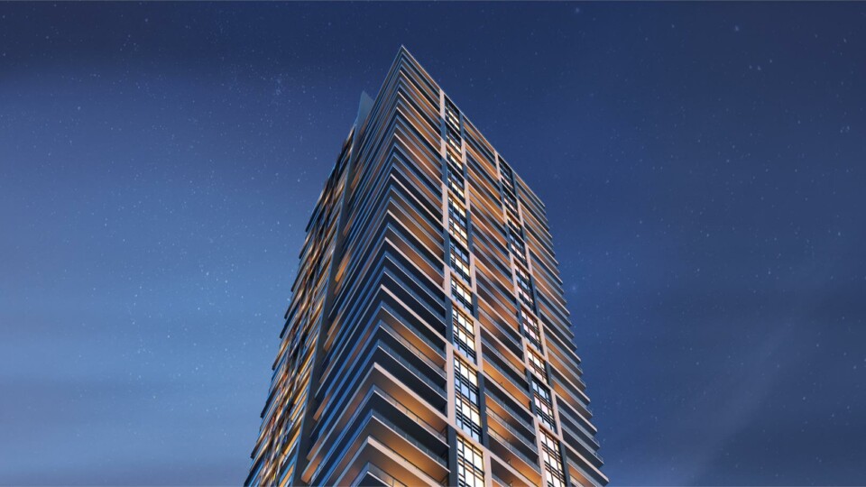 Highline Metrotown top of building rendering