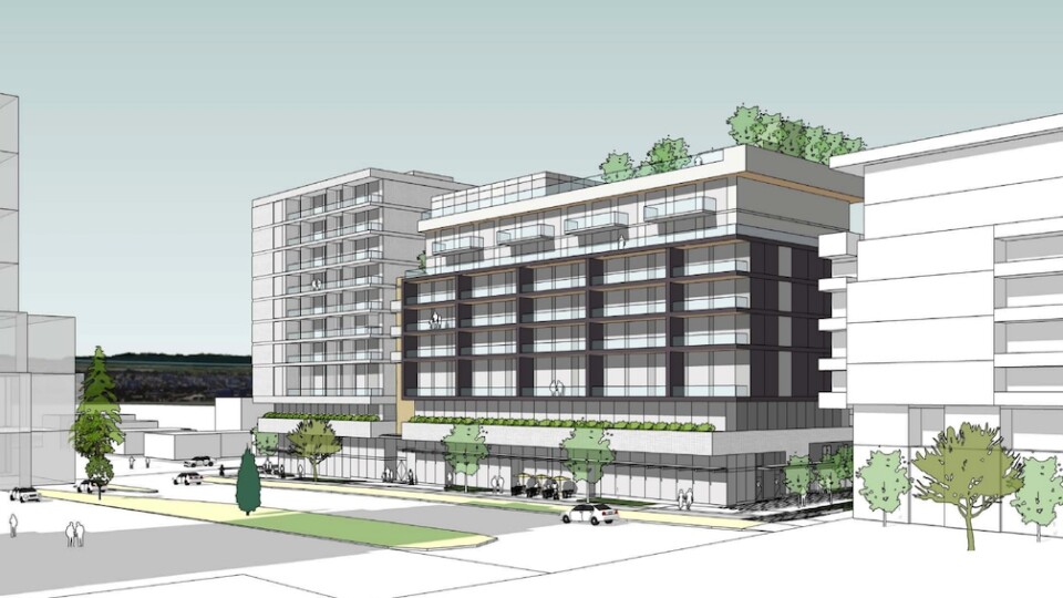 Vancouver West End new condo development rendering of building