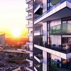 Rendering of Ascent high-rise in Surrey