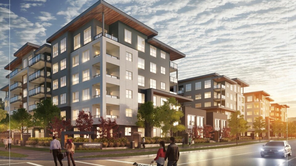 Photo of Alexander Square development in Langley