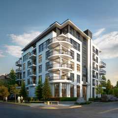 Rendering of One Shaughnessy building in Port Coquitlam