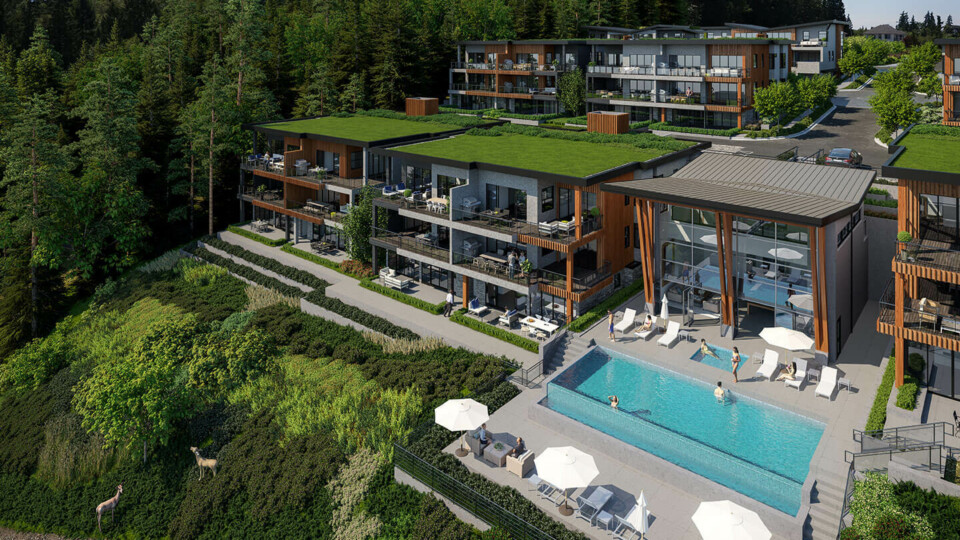 Rendering of Eagleview Heights aerial view