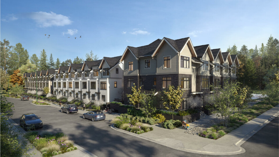 Rendering of Holland Row townhomes