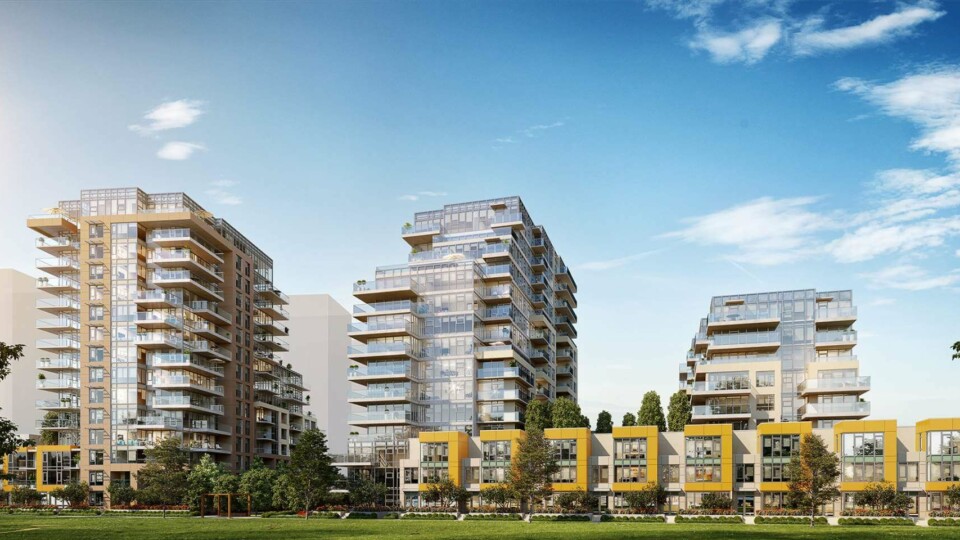 Rendering of Park Residences II Richmond towers