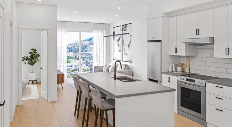 Rendering of Cawston Kitchen in Kelowna