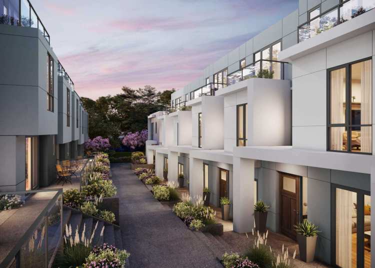 Rendering of Shannon 18 Courtyard