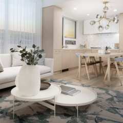 Rendering of Tailor Brentwood interiors
