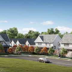Rendering of Laval homes - Coquitlam new community