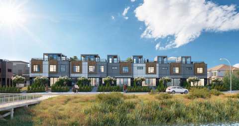Rendering Of Channel Townhomes