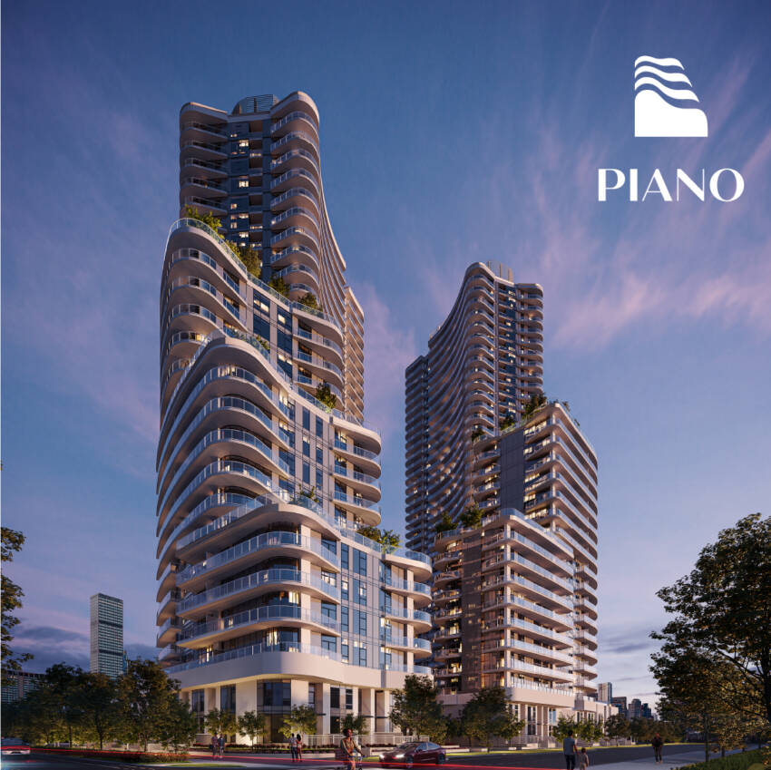 Rendering of The Piano by Concord tower
