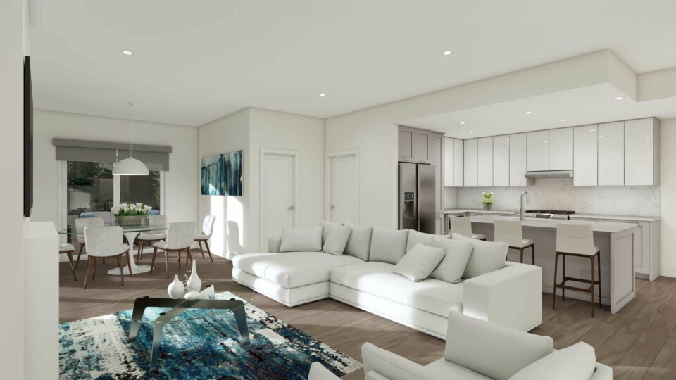 Rendering of The Murray Living Room