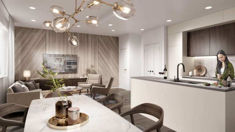 Rendering of Williams Residences Main Floor