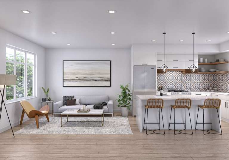 Rendering of Havenridge Living Kitchen