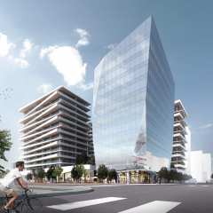 Rendering of Luxe Office Building