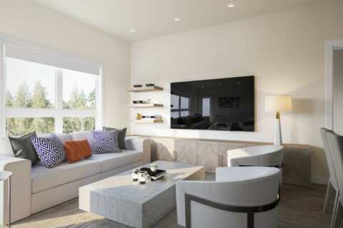 The Affinity Saanich Living Room