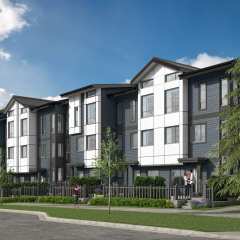 Rendering of Avery townhomes