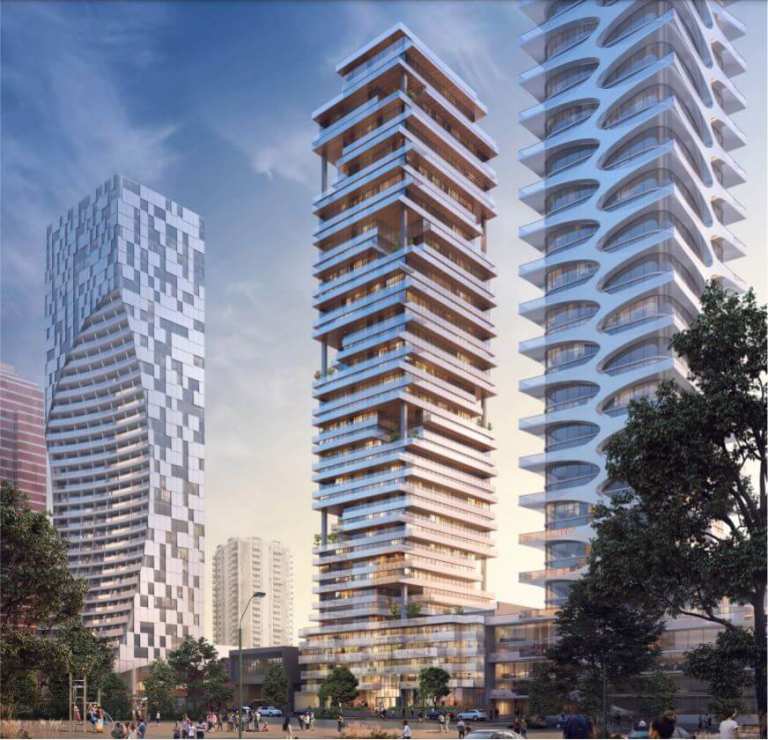 Rendering of 1650 Alberni Tower