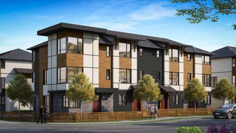 Rendering of Wedgemont homes by Wesmont Group