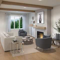 Rendering of Ledgeview Living Room