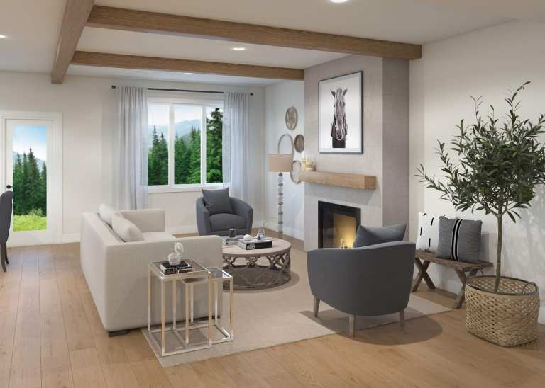 Rendering of Ledgeview Living Room