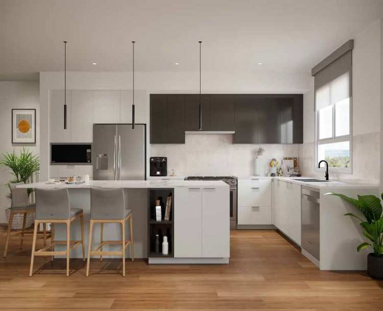 Rendering of Union Townhomes Kitchen
