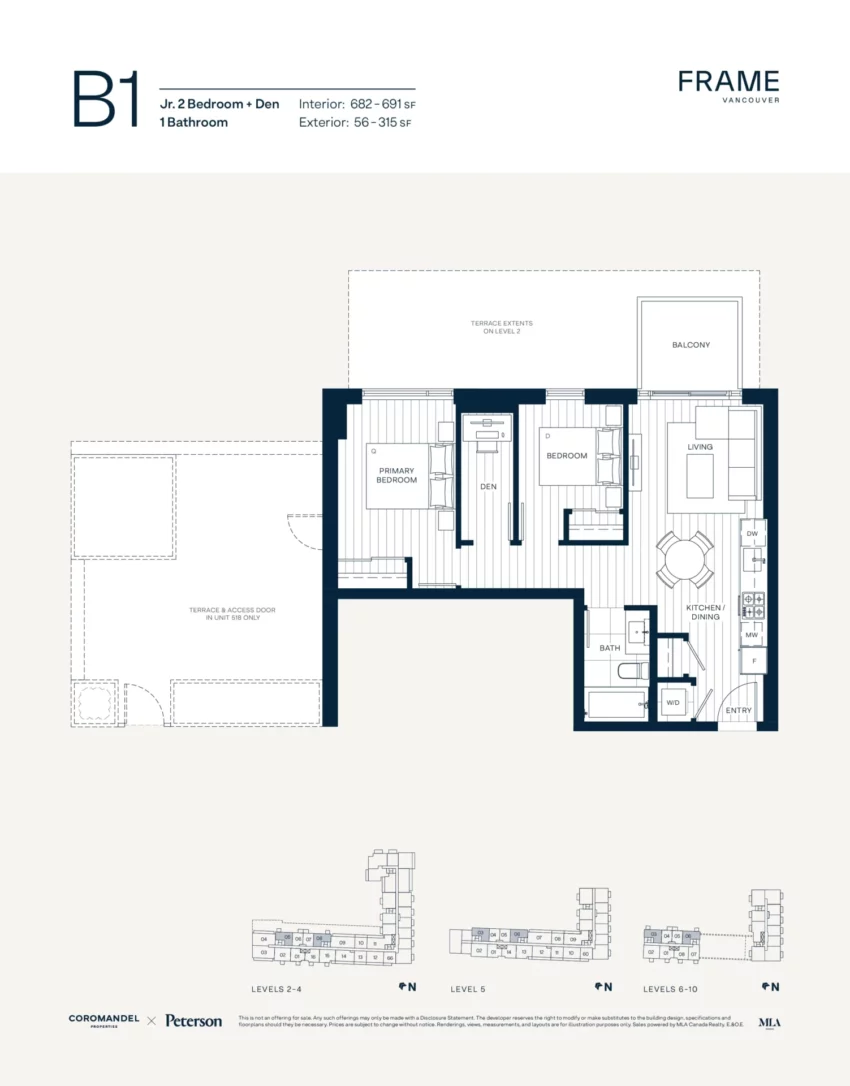Frame Kingsway Floor Plans