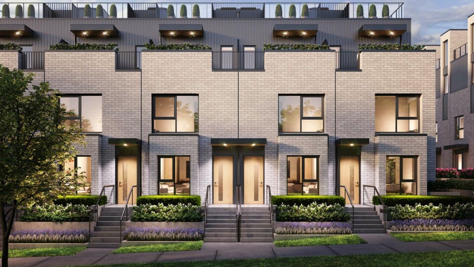 Vicini GRACE Vancouver Townhomes Ash And 30th Street View