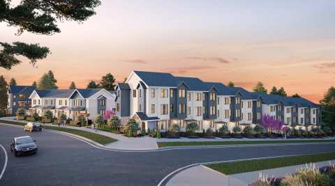Rendering Of Fox And Aikins Townhouse Development