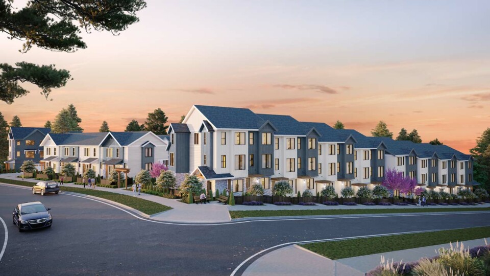 Rendering of Fox And Aikins townhouse development