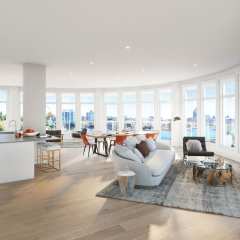 Rendering of Westbay Quay Sapphire Living Area