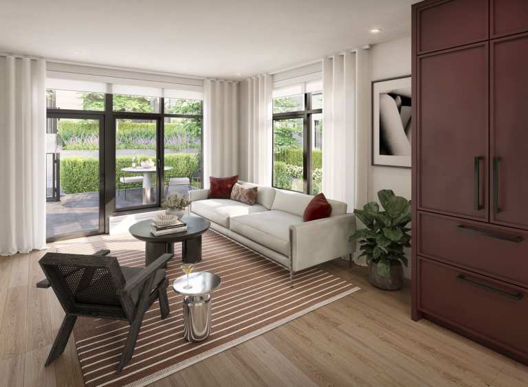 Dahlia Vancouver West 29th Living Room