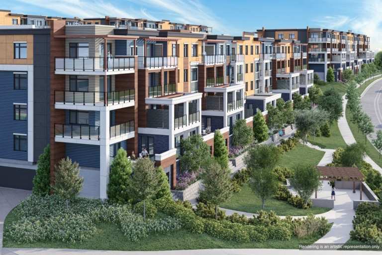 Rendering of Ascent Kelowna condos