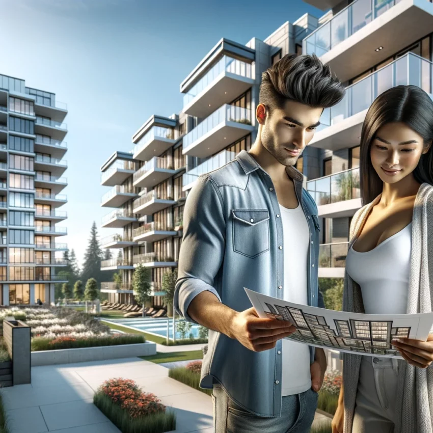 This is an image buyers of new condos for sale in surrey BC. New developments in Surrey are numerous, with many options in terms of size and configuration. 