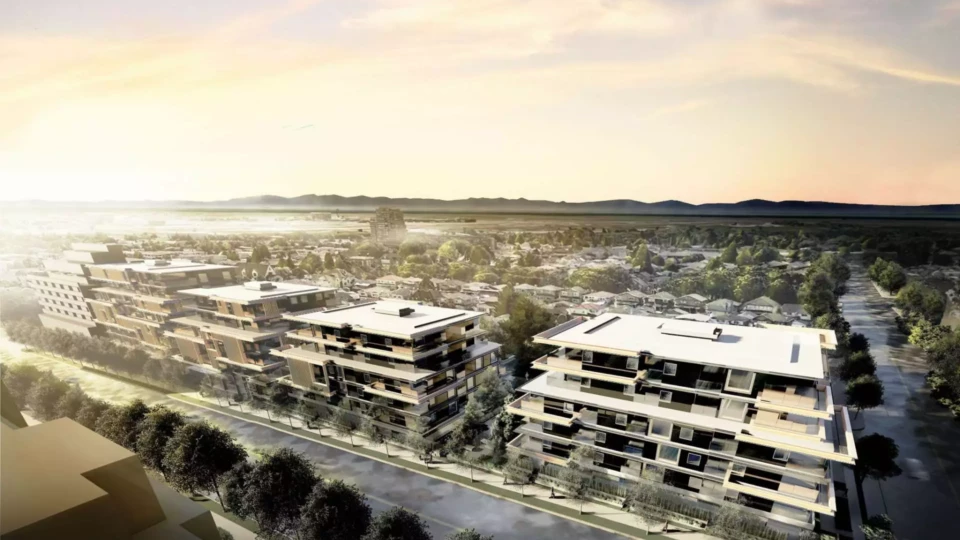 Frank Vancouver Development Aerial View