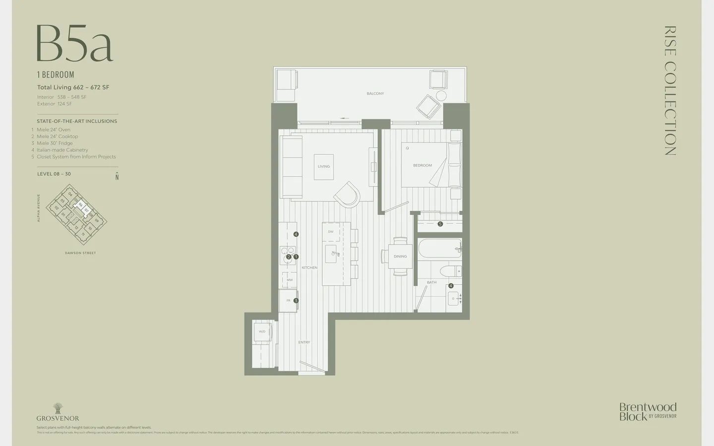 The Residences at Brentwood Block Floor Plan