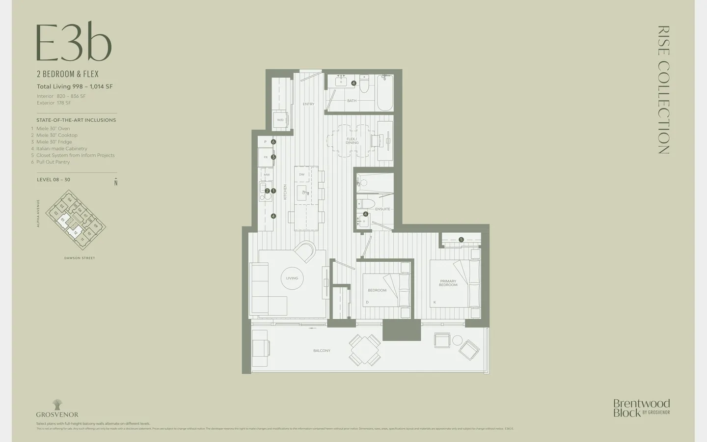 The Residences at Brentwood Block Floor Plan