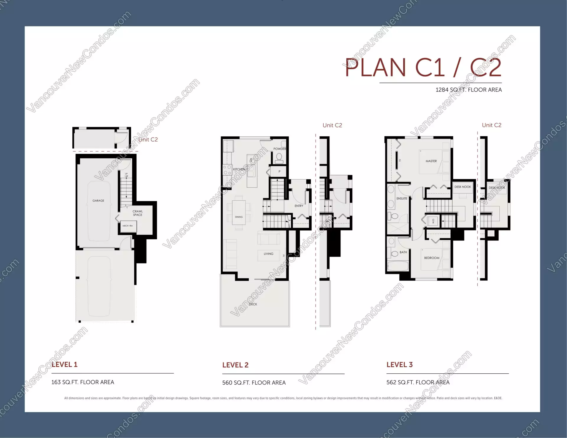 The Falls at Kanaka Springs - Plan C1-/-C2 ( 2 Bedroom )
