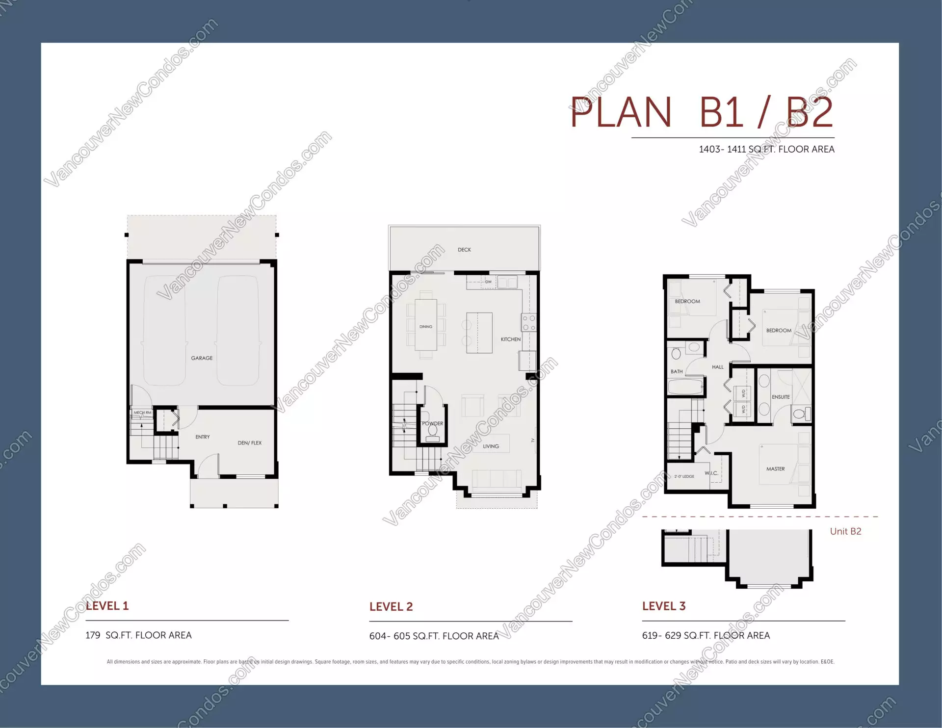 The Falls at Kanaka Springs - Plan B1-/-B2 ( 3 Bedroom )