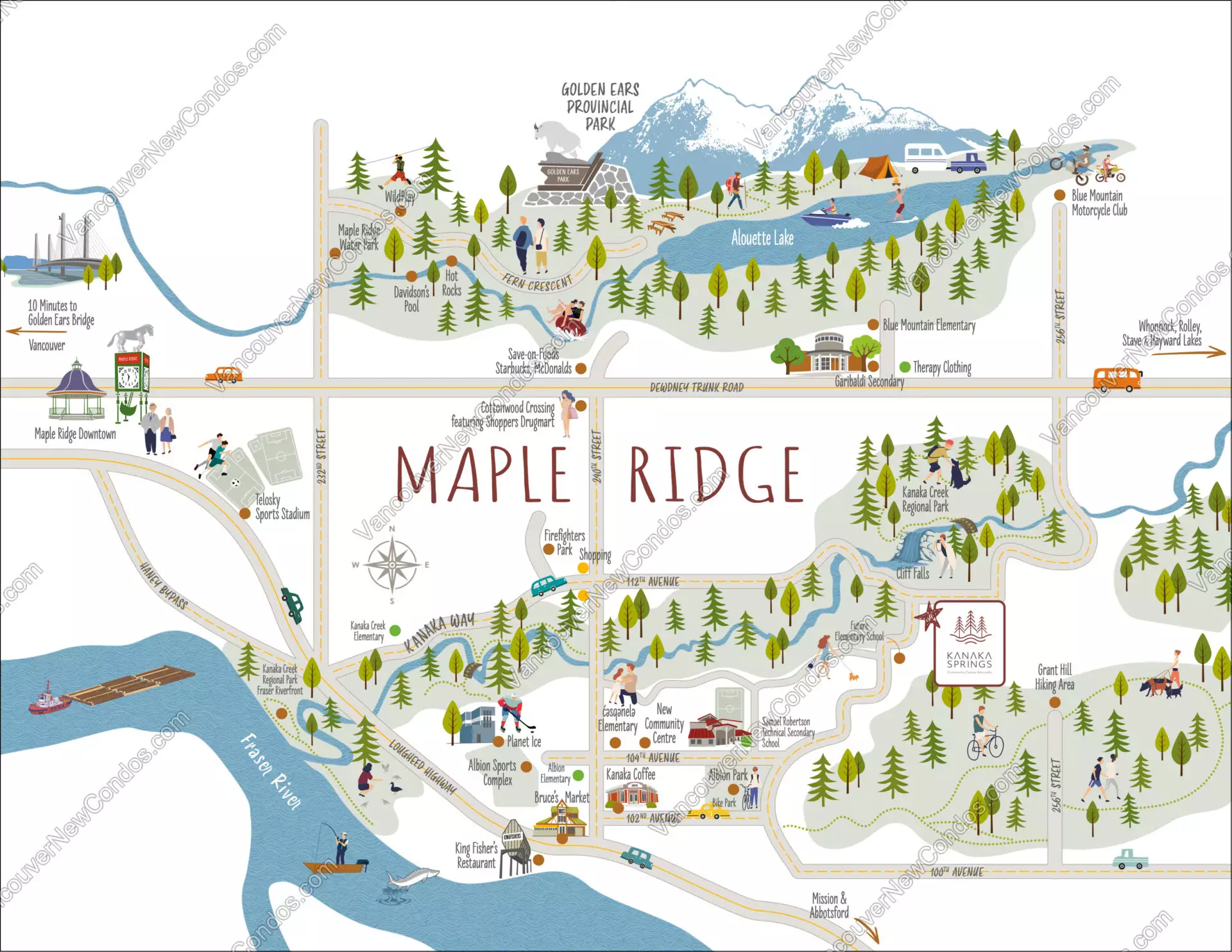The Falls at Kanaka Springs - Location Map