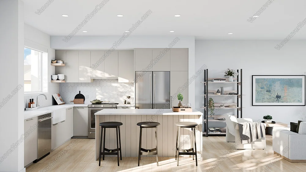Bayside Mews living room — new Tsawwassen presale